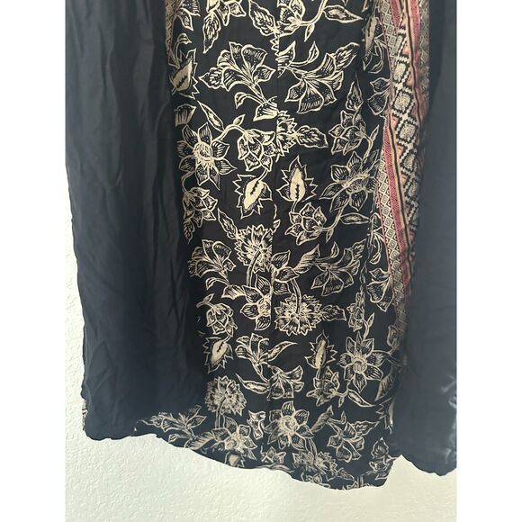 Cleobella Bohemian Western Side Slit Maxi Midi Skirt Size Medium - Picture 3 of 9